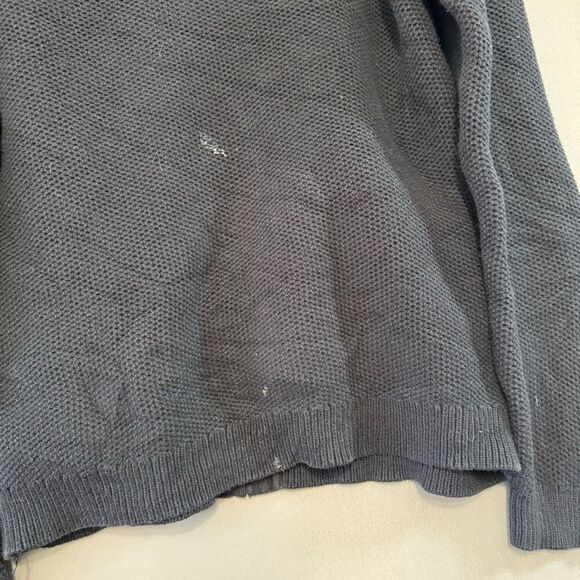 Calvin Klein Men’s Grey Zip Up Knit Sweater Size Small High Neck Cotton Blend - Picture 5 of 11